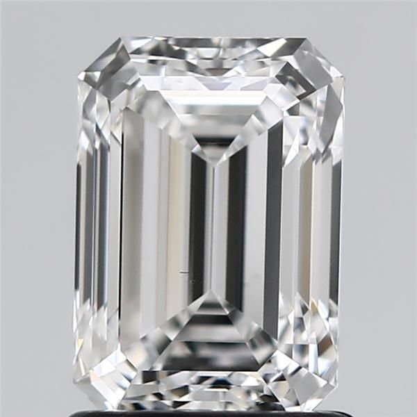 Diamante Naturale Taglio Smeraldo 1.4ct VG/EX D VS1 - GIA - 7.53x5.22x3.74mm