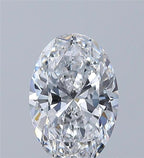 Diamante Naturale Taglio Ovale 0.82ct VG/EX D VVS1 - GIA - 7.67x5.18x3.2mm