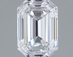 Diamante Naturale Taglio Smeraldo 0.41ct VG/VG D VS1 - GIA - 4.94x3.48x2.36mm