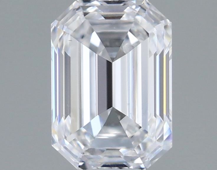 Diamante Naturale Taglio Smeraldo 0.41ct VG/VG D VS1 - GIA - 4.94x3.48x2.36mm