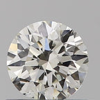 Diamante Naturale Taglio Brillante 0.5ct G/G/VG I VS2 - IGI - 4.9x5.0x3.17mm