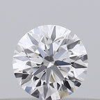 Diamante Taglio Brillante 0.19ct EX/VG/EX D VS1 - GIA - 3.67x3.69x2.31mm