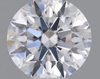 Diamante Taglio Brillante 0.19ct EX/VG/VG E VS1 - GIA - 3.65x3.67x2.27mm