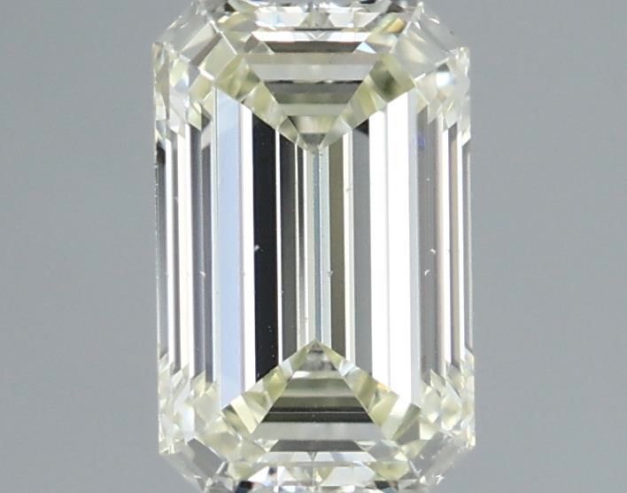 Diamante Naturale Taglio Smeraldo 0.71ct VG/VG J VS2 - IGI - 6.5x4.12x2.71mm