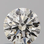Diamante Naturale Taglio Brillante 0.51ct 3EX J VS2 - GIA - 5.14x5.12x3.14mm
