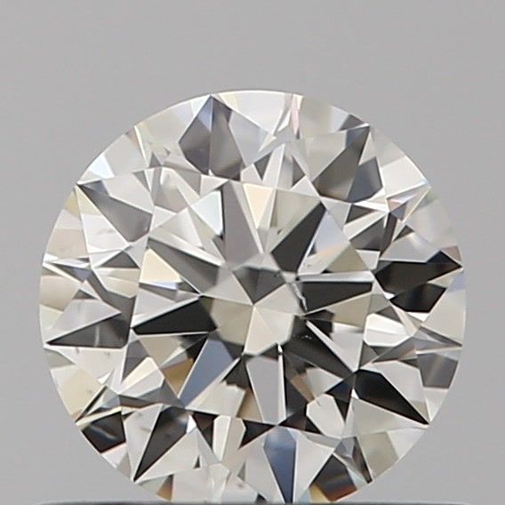 Diamante Naturale Taglio Brillante 0.51ct 3EX J VS2 - GIA - 5.14x5.12x3.14mm