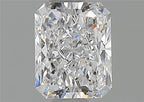 Diamante Naturale Taglio Radiant 0.57ct EX/EX D VVS2 - GIA - 5.34x4.23x2.87mm