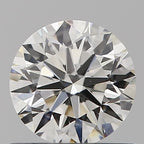 Diamante Naturale Taglio Brillante 0.58ct 3EX F VS1 - IGI - 5.3x5.33x3.31mm