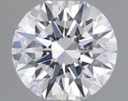 Diamante Taglio Brillante 0.18ct EX/VG/EX D VVS1 - GIA - 3.71x3.72x2.25mm