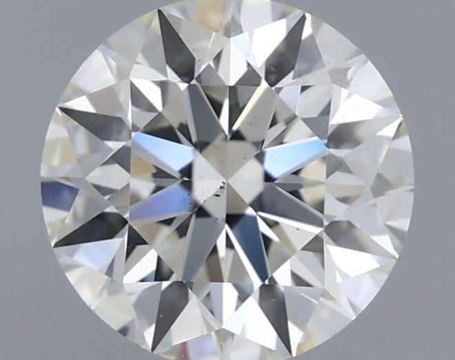 Diamante Naturale Taglio Brillante 0.6ct 3EX J VS2 - GIA - 5.38x5.36x3.37mm