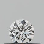 Diamante Taglio Brillante 0.18ct EX/VG/VG F VVS2 - GIA - 3.61x3.57x2.25mm