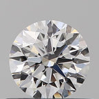 Diamante Naturale Taglio Brillante 0.46ct 3EX D IF - GIA - 4.94x4.93x3.07mm