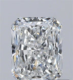 Diamante Naturale Taglio Radiant 0.51ct EX/VG F IF - GIA - 5.3x4.09x2.61mm