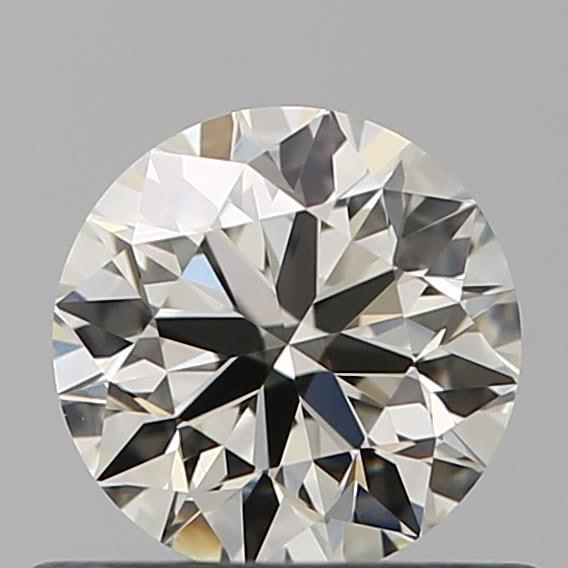 Diamante Naturale Taglio Brillante 0.5ct 3EX J VVS2 - IGI - 5.0x5.05x3.15mm