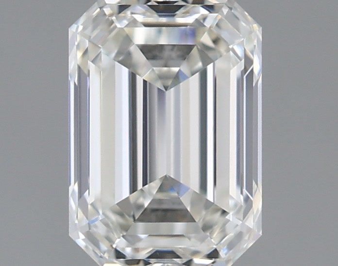 Diamante Naturale Taglio Smeraldo 1.32ct VG/EX J VVS2 - GIA - 7.21x5.08x3.44mm