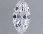 Diamante Naturale Taglio Marquise 0.39ct G/VG D VS1 - GIA - 7.79x3.77x2.27mm