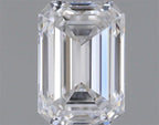 Diamante Naturale Taglio Smeraldo 0.51ct EX/EX D VS2 - GIA - 5.28x3.68x2.54mm