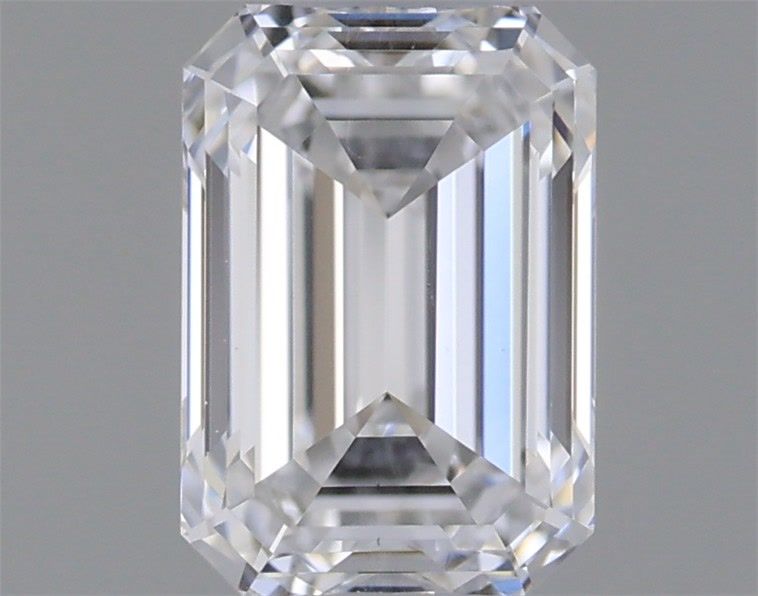 Diamante Naturale Taglio Smeraldo 0.51ct EX/EX D VS2 - GIA - 5.28x3.68x2.54mm