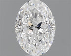 Diamante Naturale Taglio Ovale 0.6ct EX/EX E VS2 - GIA - 6.42x4.64x3.01mm