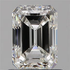 Diamante Naturale Taglio Smeraldo 0.86ct G/EX H VVS1 - GIA - 6.39x4.44x3.3mm