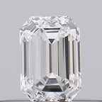 Diamante Naturale Taglio Smeraldo 0.26ct G/G D VS1 - GIA - 4.36x3.06x2.09mm