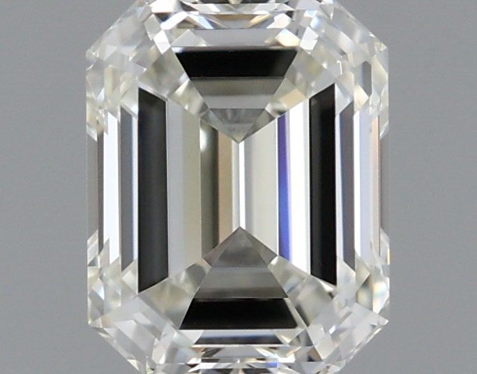 Diamante Naturale Taglio Smeraldo 0.7ct G/EX J VVS1 - IGI - 5.62x4.38x3.0mm