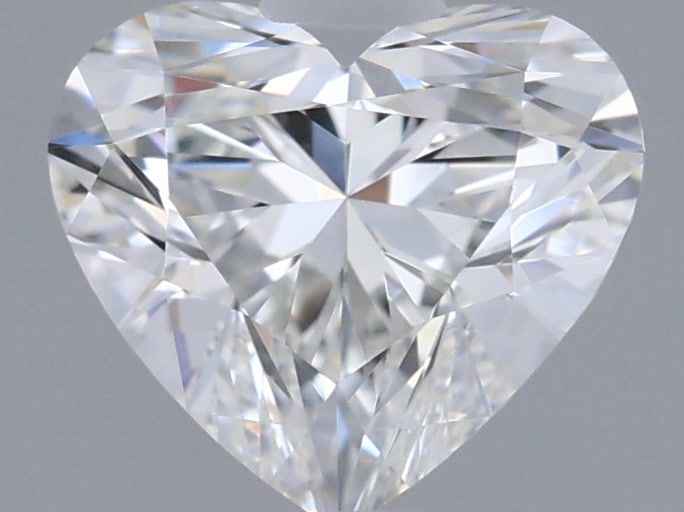 Diamante Naturale Taglio Cuore 0.6ct EX/EX F VVS2 - GIA - 5.23x5.87x3.49mm