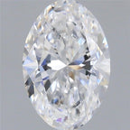 Diamante Naturale Taglio Ovale 0.5ct G/VG D VVS1 - GIA - 6.58x4.37x2.76mm