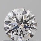 Diamante Taglio Brillante 0.5ct VG/EX/EX D VVS2 - IGI - 4.94x4.98x3.16mm