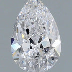 Diamante Naturale Taglio Goccia 0.52ct EX/EX D VVS2 - IGI - 6.78x4.36x2.91mm