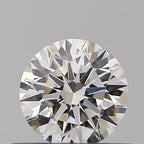 Diamante Naturale Taglio Brillante 0.36ct 3EX F VS1 - GIA - 4.6x4.58x2.82mm