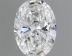 Diamante Naturale Taglio Ovale 0.37ct VG/VG F IF - GIA - 5.69x4.02x2.42mm
