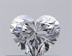 Diamante Naturale Taglio Cuore 0.3ct EX/EX E VVS1 - GIA - 4.1x4.54x2.82mm