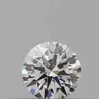 Diamante Taglio Brillante 0.18ct EX/VG/VG D VS2 - GIA - 3.68x3.66x2.22mm