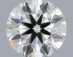 Diamante Naturale Taglio Brillante 0.43ct 3EX H VS2 - IGI - 4.84x4.85x3.0mm