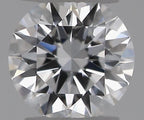 Diamante Taglio Brillante 0.16ct EX/VG/VG D VVS1 - GIA - 3.58x3.56x2.16mm