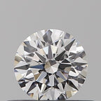 Diamante Naturale Taglio Brillante 0.33ct 3EX D VS2 - GIA - 4.44x4.42x2.74mm