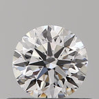 Diamante Naturale Taglio Brillante 0.4ct EX/EX/VG D VS1 - GIA - 4.71x4.68x2.94mm