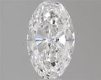 Diamante Naturale Taglio Ovale 1ct VG/EX D VS2 - GIA - 8.91x5.38x3.23mm