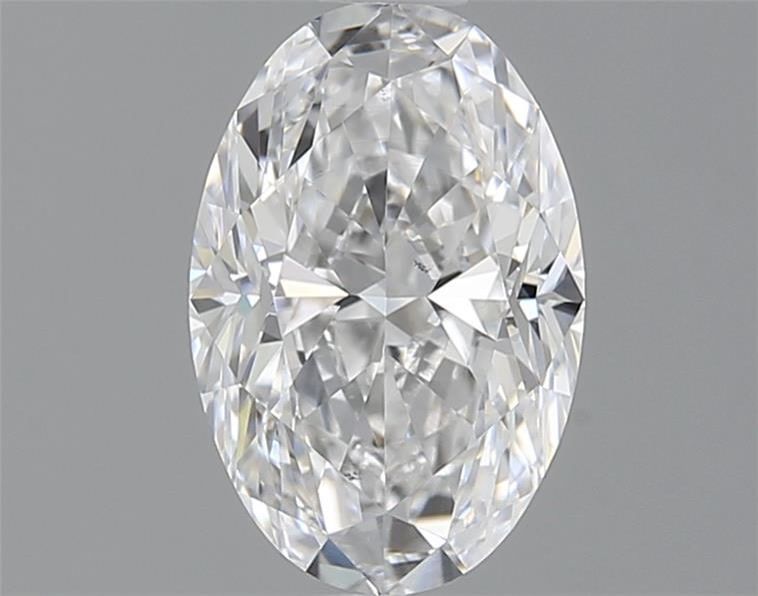 Diamante Naturale Taglio Ovale 0.9ct VG/EX E VS2 - GIA - 7.66x5.07x3.28mm