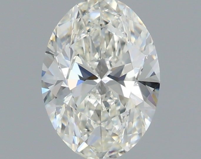 Diamante Naturale Taglio Ovale 0.6ct EX/EX H VVS2 - IGI - 6.45x4.68x3.02mm