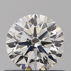 Diamante Naturale Taglio Brillante 0.5ct VG/VG/EX F VS2 - IGI - 4.94x4.99x3.13mm