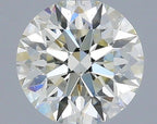 Diamante Naturale Taglio Brillante 0.5ct 3EX J VS2 - IGI - 5.05x5.07x3.18mm