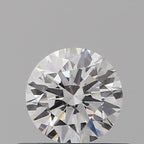Diamante Naturale Taglio Brillante 0.35ct VG/VG/G D VVS1 - GIA - 4.62x4.61x2.8mm