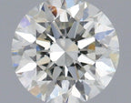 Diamante Naturale Taglio Brillante 0.9ct 3EX H VS2 - IGI - 6.16x6.17x3.87mm