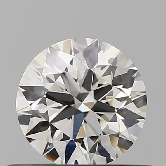 Diamante Naturale Taglio Brillante 0.42ct 3EX J IF - GIA - 4.76x4.79x2.99mm