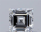 Diamante Taglio Radiant Quadrato 0.4ct EX/EX D VVS1 - GIA - 4.07x4.03x2.64mm