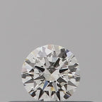 Diamante Naturale Taglio Brillante 0.17ct 3EX I VVS1 - GIA - 3.7x3.67x2.15mm