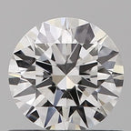 Diamante Naturale Taglio Brillante 0.56ct 3EX E VVS2 - GIA - 5.34x5.32x3.22mm
