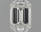 Diamante Naturale Taglio Smeraldo 0.82ct VG/EX J VVS2 - GIA - 6.47x4.36x2.98mm